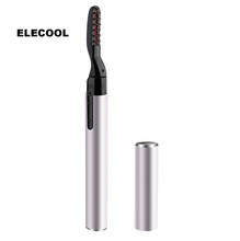 ELECOOL Portable Pen Style Electric Heated Eyelash Curler Long Lasting Eyelash Beauty Makeup Curling Kit For Women 2024 - buy cheap