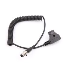 Monitor Power Line D-Tap To Mini XLR 4-pin Plug For ARRI Cameras Monitors 12V 2024 - buy cheap