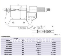 Quality goods Gear Micrometers measuring head-diameter 4.0mm F0707 2024 - buy cheap