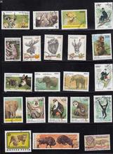 50 unids/lote de animales salvajes, elefante, mono, todos diferentes de muchos países, NO se repiten sellos postales sin usar para coleccionar 2024 - compra barato