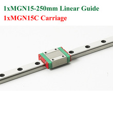 Novo Comprimento 250mm Ferroviário MGN15 15mm Trilho de Guia Linear Com Transporte MGN15C Cnc Peças Da Impressora 3D 2024 - compre barato