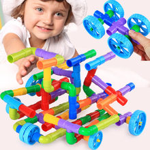 306pcs Colorful Water Pipe City Building Blocks  DIY Pipeline Tunnel Educational Training Toys Compatible 2024 - buy cheap