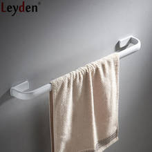 Leyden латунный держатель для полотенец с отбеленной отделкой, прочный настенный держатель для полотенец, вешалка для банных полотенец, аксессуары для ванной комнаты 2024 - купить недорого