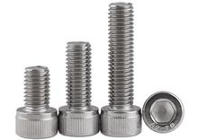 20 pcs M5 parafusos hexagonais de aço inoxidável parafusos de cabeça copo parafuso fastener decoração de móveis 8mm-20mm comprimento 2024 - compre barato