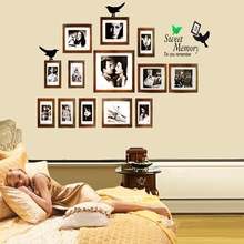 10 PCs Picture Photo Frame Set Wall Black Sticker Vinyl Decal Decor Home Art DIY  Home decor Etiqueta de la pared 2024 - buy cheap