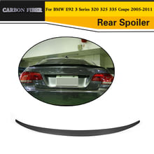 Carbon Fiber Car Boot Lips Rear Trunk Wing Spoiler for BMW E92 3Series 325 328 335 Coupe 2005-2011 2024 - buy cheap