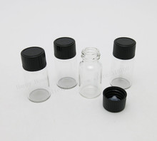 50 x 10cc Wholesale Empty 10ml Clear Cork Glass Bottles Vials With Plastic Screw Cap 22mm 2024 - buy cheap