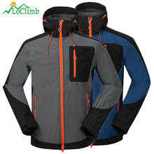 LoClimb Waterproof Softshell Hiking Jackets Tech Fleece Camping Trekking Climbing Sport Windbreaker Men Sport Ski Jacket,AM102 2024 - buy cheap