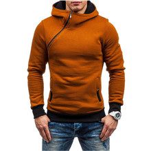 Fashion Mens Long Sleeve Hoodie Zipper Solid Color Hoodies Men Tracksuit Male Sweatshirt Hoody For Male Hip Hop Sweatshirts 2024 - buy cheap