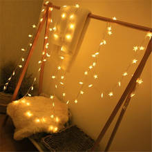 1.5M 3M 6M Fairy Garland LED Star Holiday String Lights Waterproof For Christmas Tree Wedding Home Indoor Decoration 10 20 40Led 2024 - buy cheap