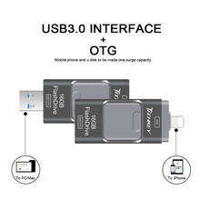 new OTG usb 3.0 for iphone 7 usb flash drive for ipad mini pen drive 8GB 16GB 64GB 128GB pendrive 32GB memoria cel usb stick 2024 - buy cheap