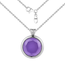 Signature Faceted Locket Necklace 100% 925 Sterling Silver Jewelry Free Shipping 2024 - buy cheap