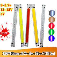 5PCS Red /warm/white/Blue Color LED COB Source Bar chip diodes 5W LED COB strip low voltage 3V 1 battery 5v 12v led 5v USB 2024 - buy cheap