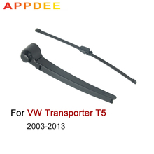APPDEE-limpiaparabrisas trasero de 16 ", juego de escobillas y brazo para VW Transporter T5 2003 2004-2005, parabrisas, ventana trasera 2024 - compra barato