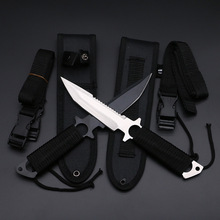 Высококачественные стальные карманные тактические ножи нож с фиксированным клинком спасательные инструменты охотничьи ножи охотничьи боевые Походные 2024 - купить недорого