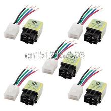 5pcs DC12V 40A Metal Shell Power Relay w Wire Connector for Car Air Conditioner 2024 - buy cheap