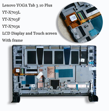 For Lenovo YOGA Tab 3 10 Plus X703L X703F YT-X703L YT-X703X LCD Display Matrix Screen Touch Panel Digitizer Assembly with frame 2024 - buy cheap