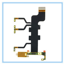 Высококачественная Боковая кнопка громкости микрофона и гибкий кабель питания для Sony Xperia T2 Ultra XM50h D5303 D5322 D5306 2024 - купить недорого