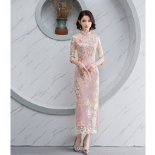 Party Women Dress Luxury China Style Elegant Banquet Long Qipao Oriental Female Wedding Slim Prom Cheongsam Gowns Vestido S-4XL 2024 - buy cheap