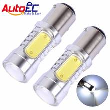 AutoEC  Car led 1156 1157 BA15S BAY15D p21w High power 5 smd led braking Parking Lights lamp blub white red #LF61 2024 - buy cheap