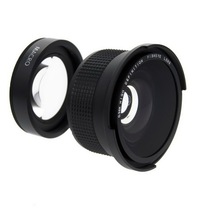 Сверхширокоугольный объектив Lightdow 52 мм 0,35x рыбий глаз для Canon, Nikon, Sony DSLR 2024 - купить недорого