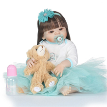 NPK-muñecas de bebé de silicona para niñas, juguete para regalo, de 57cm 2024 - compra barato