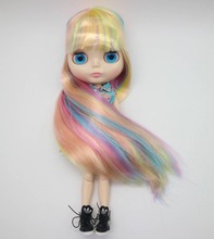 Кукла Blyth, для совместного тела, смешанные волосы, модная Кукла, фабричная кукла, подходит для DIY 927 2024 - купить недорого
