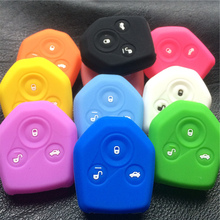 12color silicone rubber car key cover case for subaru Legacy Forester Outback Impreza Liberty B9 Tribeca Baja 3button key 2024 - buy cheap