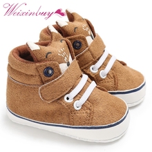 Autumn Baby Shoes Kid Boy Girl Fox Cotton Cloth First Walker Anti-slip Soft Sole Toddler Sneaker 1 Pair 2024 - buy cheap