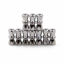 Ganchos de Metal para hacer joyas, 10 unids/lote, hebilla magnética, 10mm 2024 - compra barato