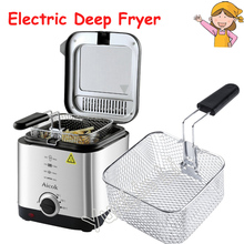 Electric Deep Fryer Household Air Fryer Smart Frying Machine Large Capacity Oil-free French Fries Fryer Machine 1.5L 2024 - buy cheap