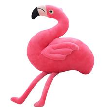 Flamingo de brinquedo de pelúcia, brinquedo de pelúcia macio com flamingo fofo, presente para crianças, decoração de casa 2024 - compre barato