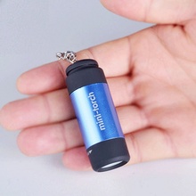 Mini USB Charging LED Flashlight 0.3W 25Lum Portable Waterproof Mini Torch Rechargeable Keychain Black Blue Yellow Green Red 2024 - buy cheap