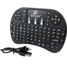 I8 ruso inglés hebreo versión i8 + 2,4 GHz teclado inalámbrico Air Mouse Touchpad portátil para Android TV BOX Mini PC 2024 - compra barato