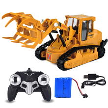 Rc Car Truck Rc Cars For Adults Timber Grab Truck Engineering Crawler 6CH 2.4G Vehicle  Toys With Light & Sound For Children Boy 2024 - buy cheap