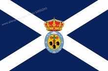 Bandera de Santa Cruz de Madrid, 3x5 pies, 90x150 cm, banderas de España 2024 - compra barato