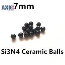 Бесплатная доставка 7 мм SI3N4 керамические шарики нитрида кремния мячи, используемые в подшипник/насос/линейный слайдер/шарики клапана G5 2024 - купить недорого