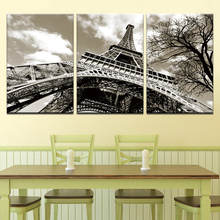 Wall Art Canvas Painting Poster Frame Bedroom Living Room Home Decor 5 Panel France Paris Tower Landscape HD Printed Pictures 2024 - buy cheap