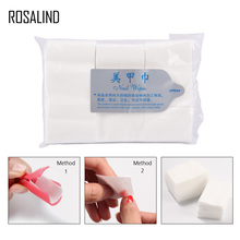 Rosalind 900 pçs/saco algodão envolve toalha de unhas de alta qualidade sem fiapos gel polonês removedor para unha arte limpeza manicure ferramenta 2024 - compre barato
