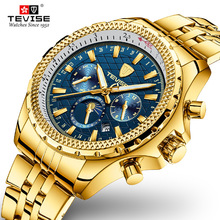 Tevise Luxury Fashion T841b Top Brand Mechanical Watch Man Automatic Watches Casual Waterproof Gold Clock Masculino Relogio 2024 - buy cheap