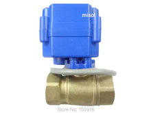 10pcs of otorized valve brass, G1" DN25, 2 way, CR05, electrical valve, motorized ball valve 2024 - buy cheap