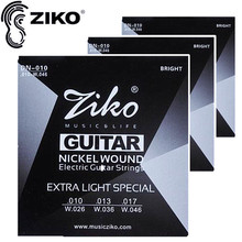 ZIKO .010-.046 piezas de guitarra eléctrica, accesorios de instrumentos musicales, 3 juegos 2024 - compra barato