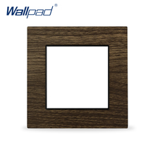 Wallpad Wood Design Metal Aluminum Material Luxury Frame Hotel Panel Glass Frame Only 2024 - buy cheap