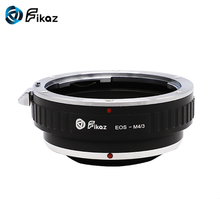 Fikaz-Adaptador de montaje para lentes, para Canon EOS montura EF, Micro 4/3 M4/3 MFT Olympus PEN y Panasonic Lumix, EOS-M4/3 2024 - compra barato