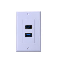 Dual Port USB 3.0 Wall Plate Charger Outlet Socket Adapter Receptacle Dock 2024 - buy cheap