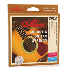 Alice AW432-L-cuerdas de guitarra acústica, juego de 6 cuerdas para concierto, venta al por mayor, 12 set/lote 2024 - compra barato