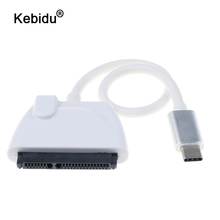 kebidu Type C USB 3.1 to Sata 3 adapter converter cable 7+15PIN Serial ATA III Adapters for 2.5" sata HDD SSD SATA Drive 2024 - buy cheap