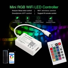 Milight YL1S/YL2S RGB RGBW Mini LED Wi-fi Inteligente Controlador de Luz DC12-24V 4G Grupo Controle de Voz Controle Remoto IR para RGB/RGBW Tira CONDUZIDA 2024 - compre barato