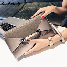 Znakomity Envelope clutch bag women leather Birthday party evening clutch bags for women Ladies shoulder clutch bag purse female 2024 - buy cheap