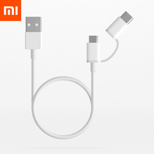Xiaomi-Cable Micro USB tipo C 2 en 1 Original, cargador rápido seguro de sincronización de 100cm, datos tipo C, Cable de carga de 30cm 2024 - compra barato